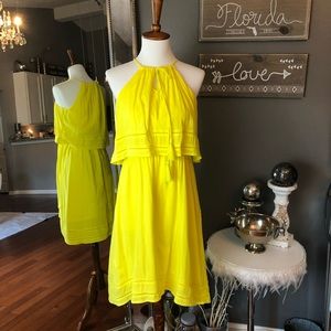Crown & Ivy Yellow Boho Dress